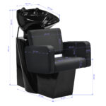 Lavatesta Per Parrucchiere Gabbiano Bilbao Nero 9