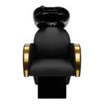 Lavatesta Per Parrucchiere Gabbiano Malaga Oro E Nero 1