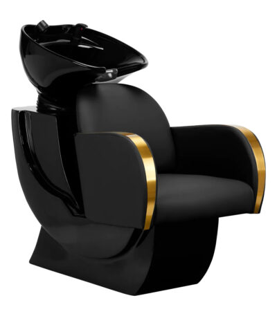 Lavatesta Per Parrucchiere Gabbiano Malaga Oro E Nero