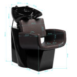 Lavatesta Per Parrucchiere Gabbiano Mataro Brown 9