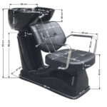 Lavatesta Per Parrucchiere Gabbiano Vigo Nero 1