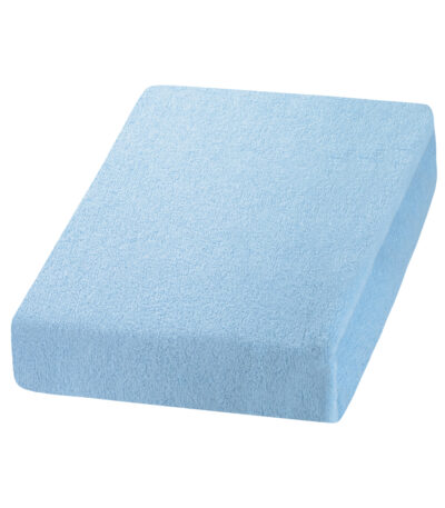 Lenzuolo In Spugna Blu