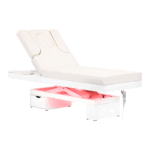 Lettino Cosmetico Spa Azzurro 815B Bianco Luminoso Riscaldato