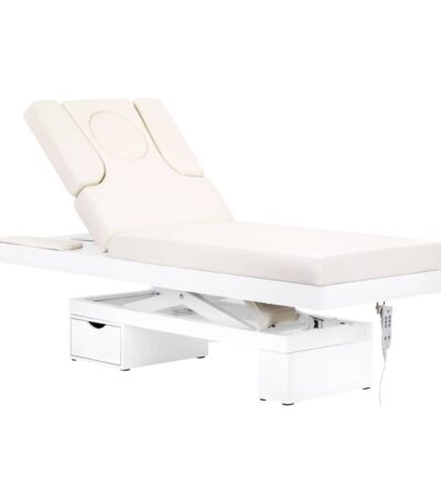 Lettino Cosmetico Spa Azzurro 815B In Bianco Lucido