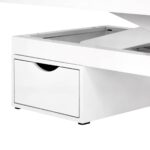 Lettino Cosmetico Spa Azzurro 815B In Bianco Lucido 4