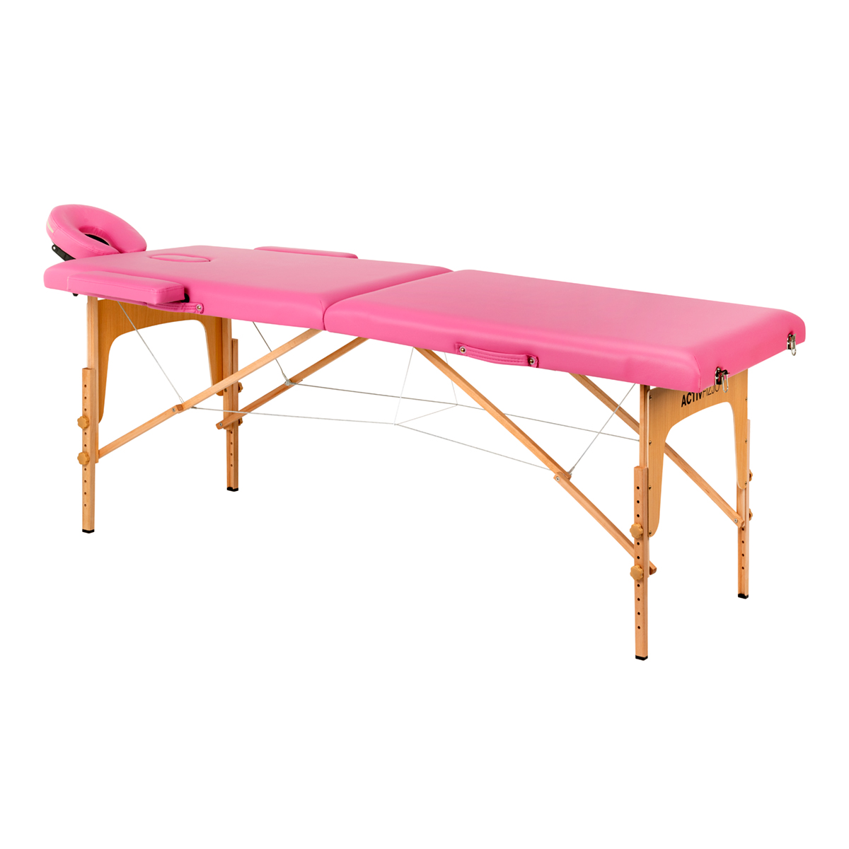 Lettino Da Massaggio Pieghevole In Legno Activ Fizjo Comfort 2 Segmenti Rosa Lettino Da Massaggio Pieghevole In Legno Activ Fizjo Comfort 2 Segmenti Rosa