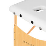 Lettino Da Massaggio Pieghevole In Legno Balance 2 Segmenti 190X70 Bianco 3