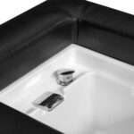 Lettino Per Lavaggio Capelli Gabbiano Head Spa Bali Nero 13