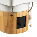 Lettino Per Lavaggio Capelli Gabbiano Head Spa Bali Nero 18