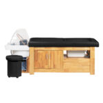 Lettino Per Lavaggio Capelli Gabbiano Head Spa Bali Nero 2