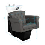 Mobile Lavaggio Barbiere Gabbiano Berlin Grigio 1