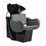 Mobile Lavaggio Per Parrucchiere Gabbiano Sewilla Grigio 9