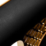 Mobiletto Per Lavaggio Barbiere Gabbiano Marcus Gold Black 7