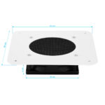 Momo X1W 100W Aspiratore Di Polvere Professionale Da Incasso Bianco 4