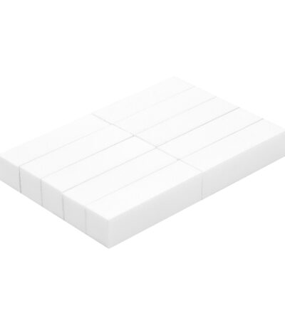 Ocho Nails Blocco 10 Pezzi Bianco