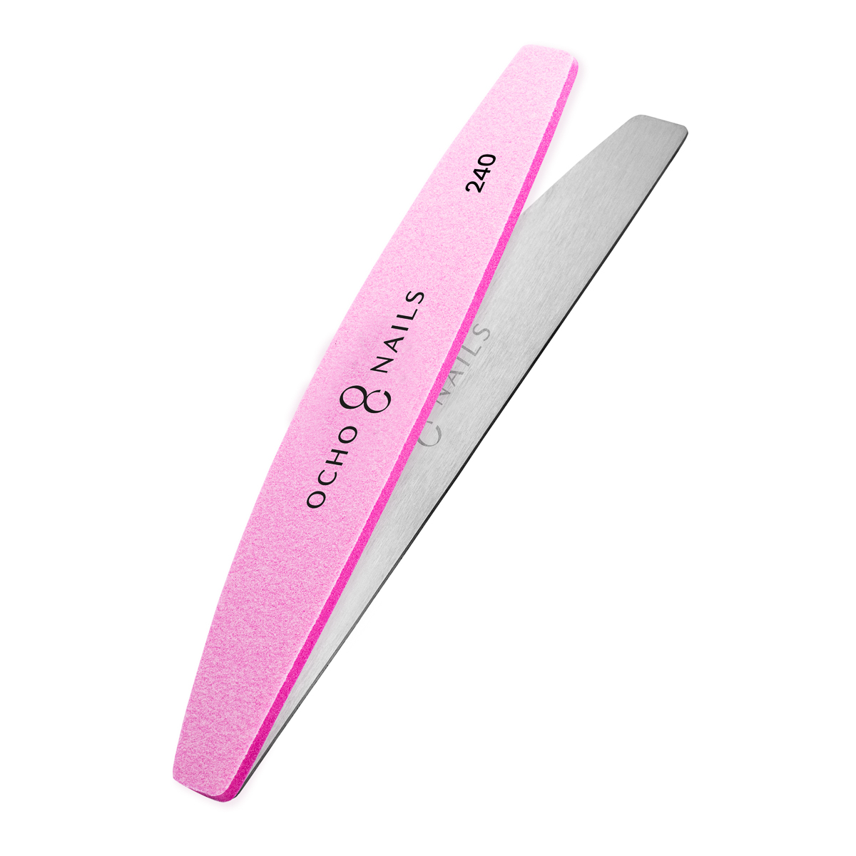 Ocho Nails Lima A Mezzaluna Con Anima In Metallo + Lucidanti 240 10 Pz. Ocho Nails Lima A Mezzaluna Con Anima In Metallo + Lucidanti 240 10 Pz.