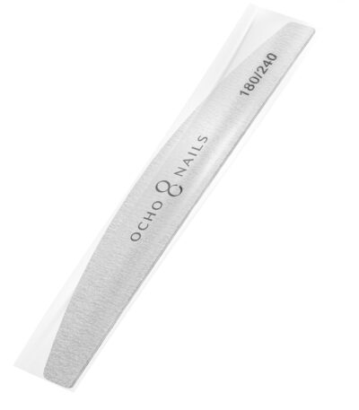 Ocho Nails Lima Sottile A Mezzaluna 180/240 1 Pz. Confezione Sicura