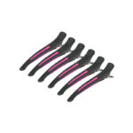 Pinze Per Parrucchieri Per Capelli E-13 6 Pezzi 11,5 Cm Mix Neon - immagine 5