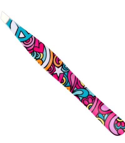 Pinzetta Per Sopracciglia Diagonale Snippex Colorata