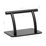 Poggiapiedi Per Parrucchiere L005S Nero 4