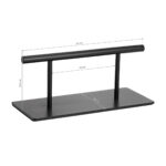 Poggiapiedi Per Parrucchiere L008B Nero 4