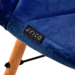 Poltrona Cosmetica 4Rico Qs-186 In Velluto Blu Navy 6