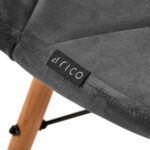 Poltrona Cosmetica 4Rico Qs-186 In Velluto Grigio 6