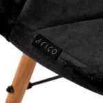 Poltrona Cosmetica 4Rico Qs-186 In Velluto Nero 6