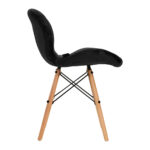 Poltrona Cosmetica 4Rico Qs-186 In Velluto Nero 1