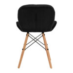 Poltrona Cosmetica 4Rico Qs-186 In Velluto Nero 3