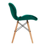 Poltrona Cosmetica 4Rico Qs-186 Velluto Verde 1