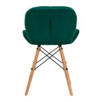 Poltrona Cosmetica 4Rico Qs-186 Velluto Verde 3