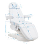 Poltrona Cosmetica Azzurro Lux 3M Bianca 15