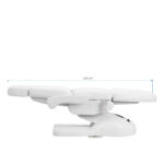 Poltrona Cosmetica Azzurro Lux 3M Bianca Con Riscaldamento 13