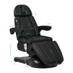 Poltrona Cosmetica Azzurro Lux 3M Nera 19