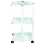 Poltrona Cosmetica Base 202 + Tavolo Cosmetico 1040 + Lampada Con Lente D'Ingrandimento A Led S5 8