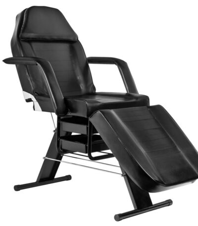 Poltrona Cosmetica Basic 202 Con Vassoi Nera