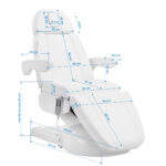 Poltrona Cosmetica Bianca Azzurro Lux 4M Con Culla 17