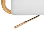 Poltrona Cosmetica Qs-Of211G Grigio Chiaro Oro 5