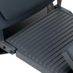 Poltrona Da Barbiere Gabbiano Bruno Con Struttura In Grafite Grafite 13