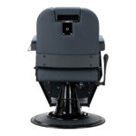 Poltrona Da Barbiere Gabbiano Bruno Con Struttura In Grafite Grafite 4