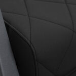 Poltrona Da Barbiere Gabbiano Bruno Con Struttura In Grafite Nero 15