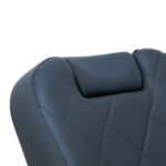 Poltrona Da Barbiere Gabbiano Bruno Con Struttura Nera Graphite 10