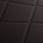 Poltrona Da Barbiere Gabbiano Bruno Con Struttura Nera Marrone 15