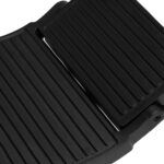 Poltrona Da Barbiere Gabbiano Bruno Con Struttura Nera Nero 14