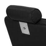 Poltrona Da Barbiere Gabbiano Continental Nera 10