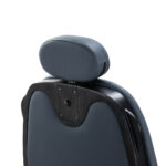 Poltrona Da Barbiere Gabbiano Francesco In Grafite Con Struttura Nera Spazzolata 6