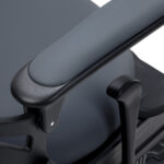 Poltrona Da Barbiere Gabbiano Niccolo Grafite Senza Bottoni 8