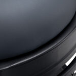 Poltrona Da Barbiere Gabbiano Niccolo Grafite Senza Bottoni 11