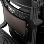 Poltrona Da Barbiere Gabbiano Niccolo Marrone Senza Bottoni 10